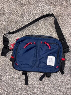 Topo Designs Global Briefcase 14L Backpack Bag Navy